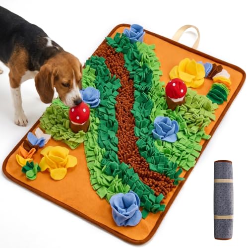 Snuffle Mat for Dogs (Mushroom / 29.9"L x 21.3"W)