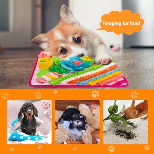 Snuffle Mat for Dogs (Pink)