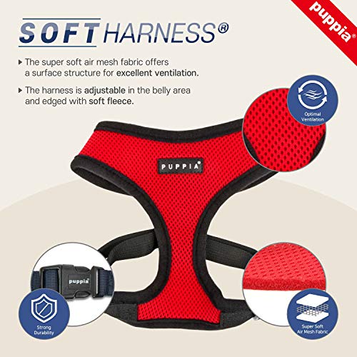Soft Dog Harness No Choke Over (Sky Blue / Small)