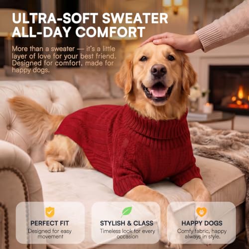 XSmall Dog Sweater (X-Small / Red)