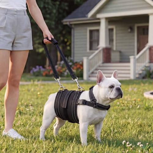 Adjustable All Dog Lift Harness for Large Dogs (Black (Female & Male) / Small)