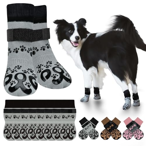 8Pcs Dog Socks for Outside (S(Pack of 8))