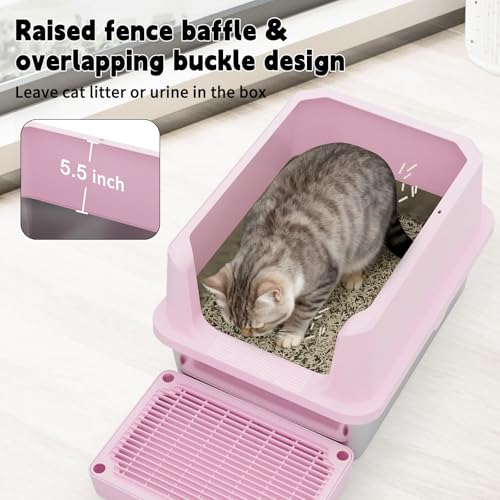 Cat Litter Box Anti (Pink)
