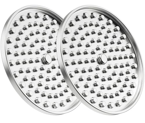 Double Wall Stainless Steel Lick Mat for Dogs & Cats (Small-2Pack)