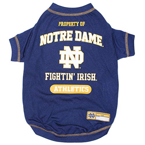 NCAA College Notre Dame Fighting Irish Mesh Jersey for Dogs & Cats (Notre Dame Fighting Irish / Small)