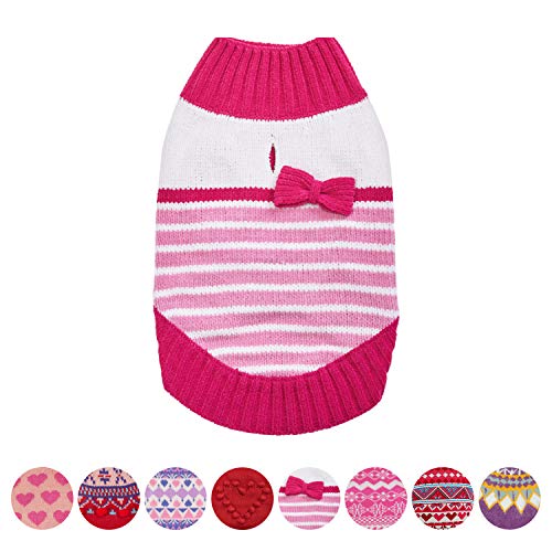 Pinky Princess Designer Chenille Dog Sweater in Pinky Princess (16 inch / Pinky Princess)
