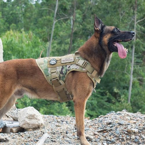 Tactical Dog Harness with Handle No (X-Large / Multi-colored)