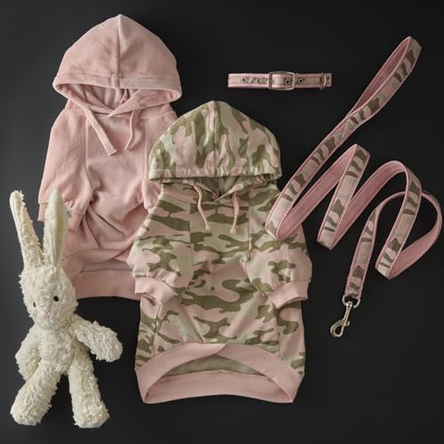Cooper II Dog Hoodie (Pink / XXX-Small (up to 5lbs))
