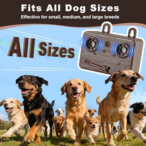 2 Pack Anti Barking Device for Dogs (Brown)