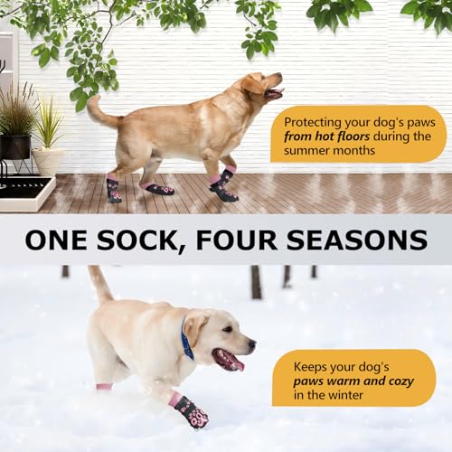 Dog Grip Socks (XS(Pack of 4))