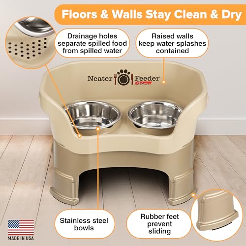 Neater Feeder Deluxe Mess (Medium + Standard Bowl / Cappuccino)