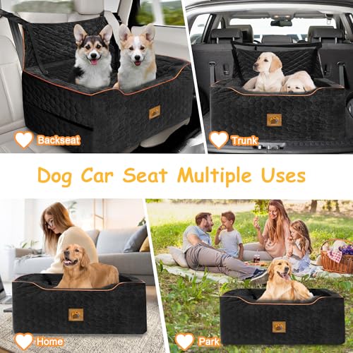 Dog Car Seat for Medium (Black / Large)