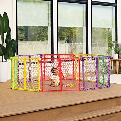 Safety 260" Super Wide Baby Gate & 8 (Multicolor)