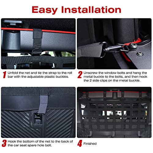 Dog Barrier Pet Cargo Net for Ford Bronco Accessories 2021
