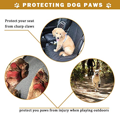 Waterproof Dog Boots (Size 2: (2.17"x1.97")(L*W) for 18-27 lbs / Black)