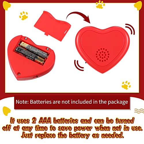 4 Pcs Heartbeat Replacement Puppy Soother Heartbeat Simulator for Dogs Pet