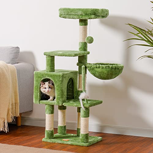 Cat Tree with Toy (43.3 inch / Green)