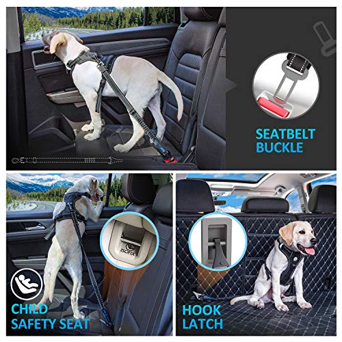 Dog Seat Belt 3 (Black)