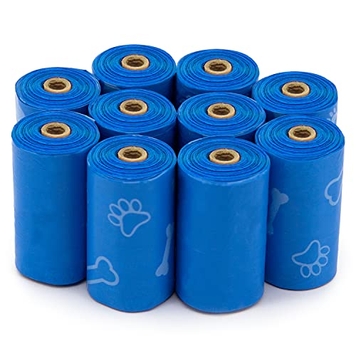Poop Bags for Dogs (Blue (Unscented) / 150 Bags)