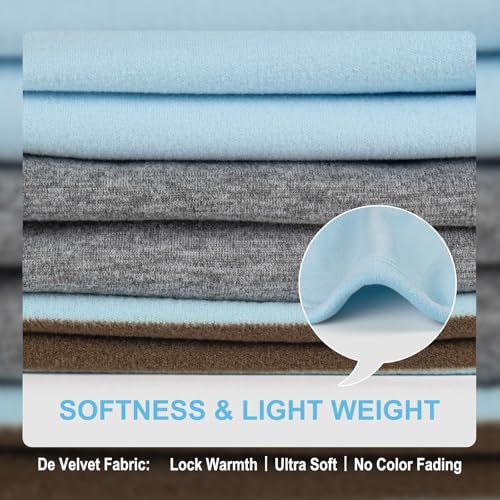 3Pack Dog Sweater with Sleeves Fleece Shirt for Small Dogs (Medium (8.5-13lbs) / 08# 3Pack(Blue+Grey+Blue Stripe))
