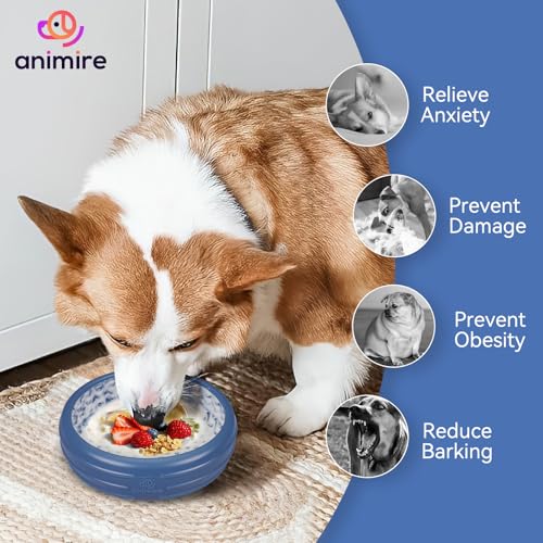 Dog Lick Bowl (XL / Dark blue)
