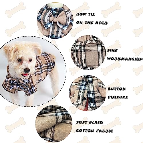 Pet Shirt Clothes for Dogs and Cats (Khaki / Large)