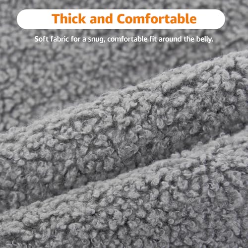 Dog Sling for Large Dogs Hind Leg Support Senior Canine Mobility (Grey&Black / Large)