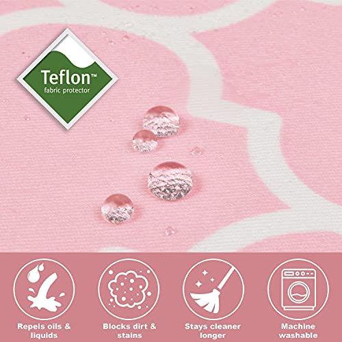 MidWest Homes for Pets XL Dog Crate Cover Featuring Teflon Fabric Protector (Pink / 48 Inch)