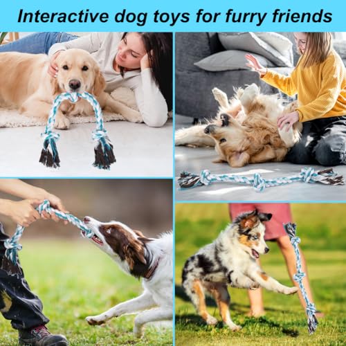 Dog Rope Toys (Blue / Medium)