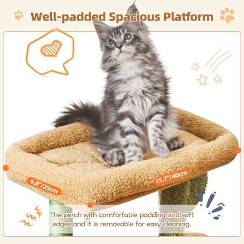 Cactus Cat Tree (Cactus / 38.5 Inches)