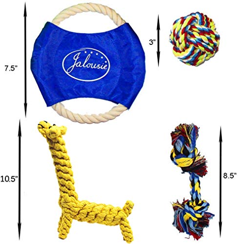 14 Pack Puppy Chew Dog Rope Toy Assortment for Small Medium Large Breeds (14 Pack Rope Combo)