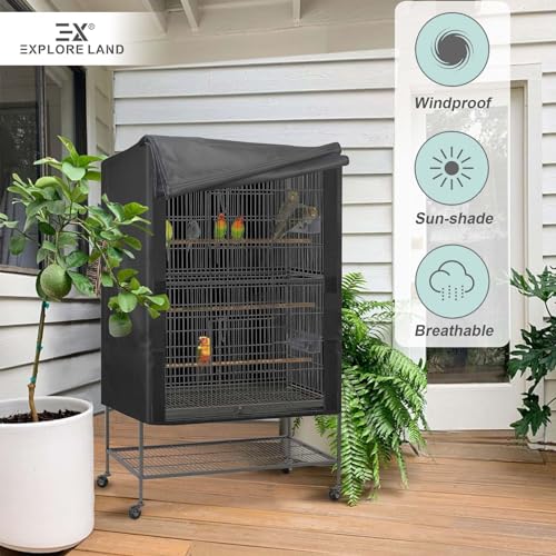 Pet Cage Cover (Medium / Black)