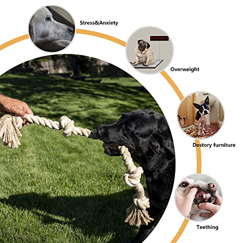 Dog Rope Toys for Large Dogs (5 Knots)