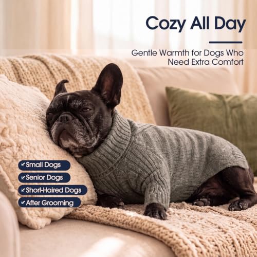 XL Dog Sweater (Light Grey / X-Large)