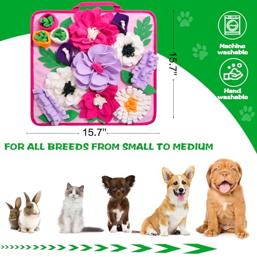 Snuffle Mat for Dogs (pink)
