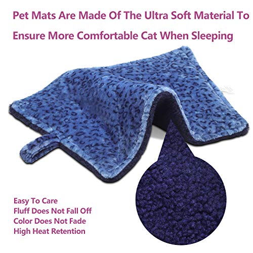 Pet Bed Mat M (1 Pack - M - 27" * 20" / Blue)