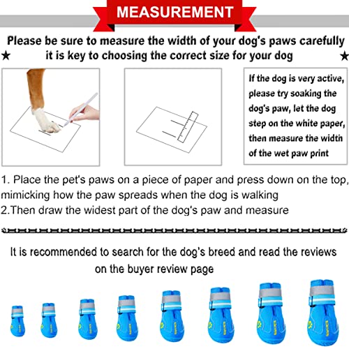 Dog Shoes for Hot Pavement (Size 1: 1.8''x2.3''(W*L) (Pack of 4))