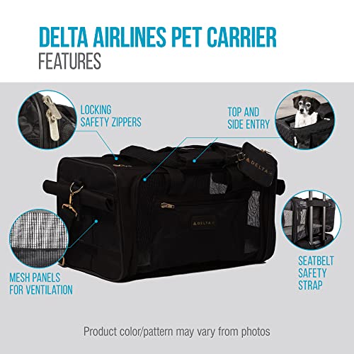 Delta Airlines Travel Pet Carrier (Delta Airlines Pet Carrier / 18.0"L x 11.0"W x 10.5"H)