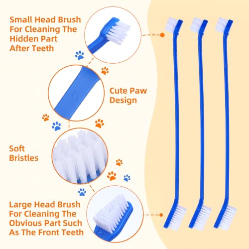 200Pcs Dog Toothbrushes (200pcs-blue)