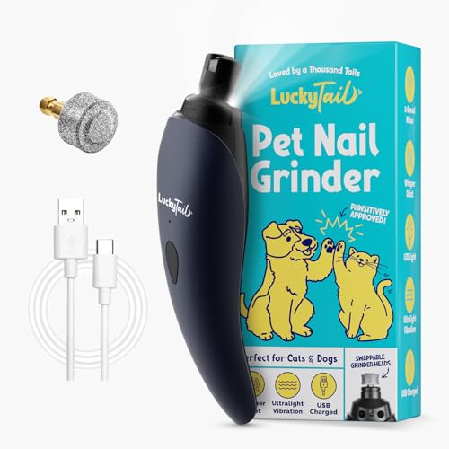 Pet Nail Grinder for Dogs and Cats (Dark Blue)
