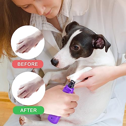 Dog Nail Grinder with LED Light (Purple)