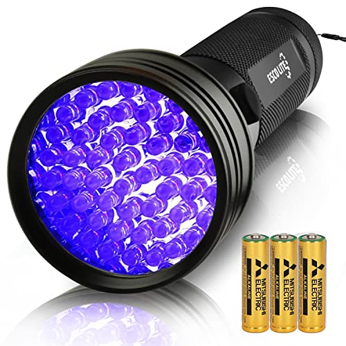 UV Flashlights Black Light for Pet Urine Detection 51 LED Blacklight Flashlight for Dog Cat Stains