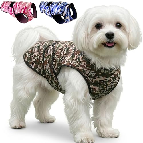 Dog Cooling Vest (Green Camo / X-Small (Pack of 1))