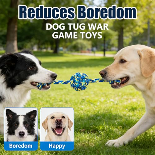 Heavy Duty Cotton Rope Dog Tug Toys for L
