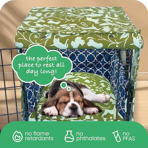 Amarillo by Morning Dog Crate Cover (Amarillo By Morning / 42.0"L x 28.0"W x 31.0"H)