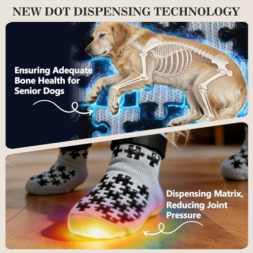 Grippy Socks for Dogs (XL(Pack of 4))