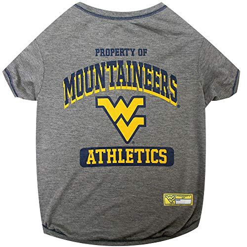 Collegiate WEST VIRGINIA MOUNTAINEERS Dog T (West Virginia Mountaineers / Small)
