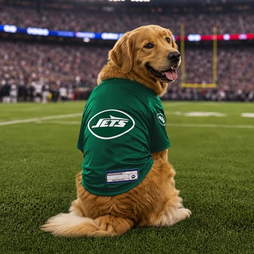 New York Jets NFL Stretch Pet Jerseys for Big Dogs (New York Jets / X-Small)