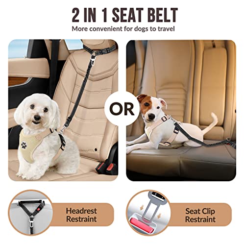 Dog Seat Belt for Car (A.Black)