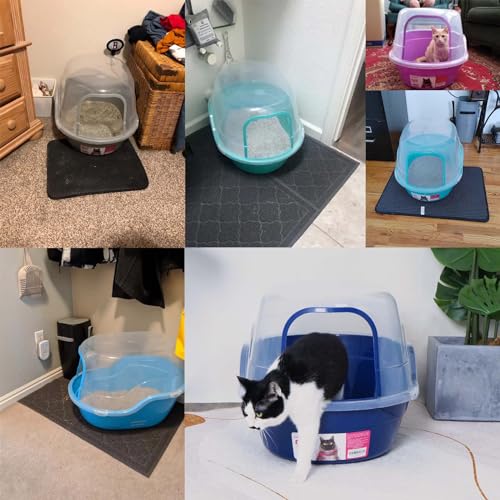Covered Litter Box (Navy Blue)